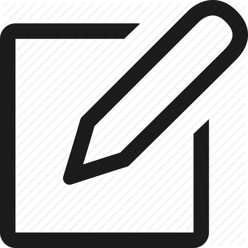 Black And White Pencil Icon Images