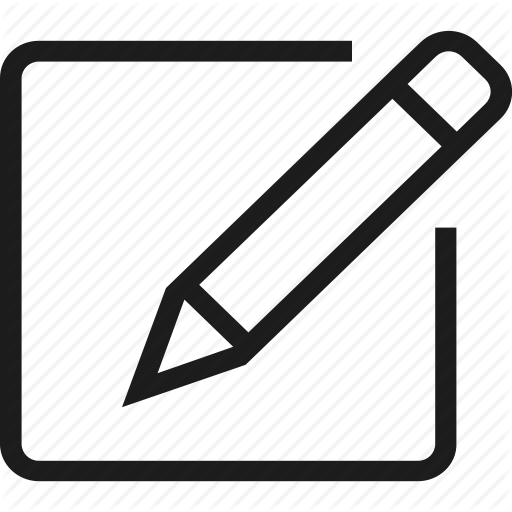 Edit, Editor Tools, Editting, Pad, Pencil Icon