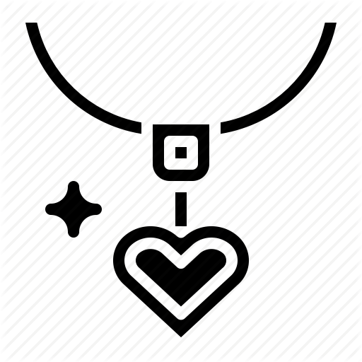 Jewel, Love, Necklace, Pendant Icon