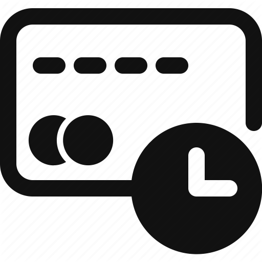 Card, Credit, Pending Icon
