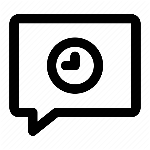 Chat, Clock, Communication, Massage, Pending Icon