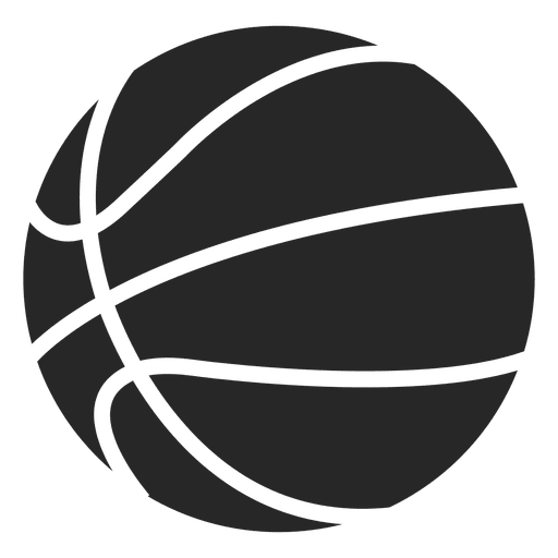 Basketball Ball Icon Silhouette