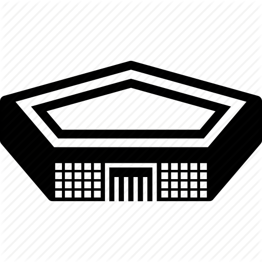 American, Army, Building, Defense, Military, Office, Pentagon Icon