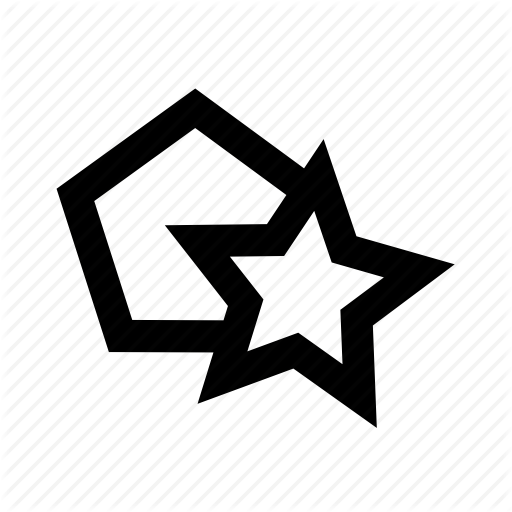 Create, Hexagon, Make, Pentagon, Polygon, Polygons, Star Icon