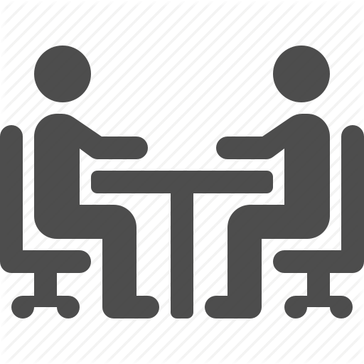 Chair, Meeting, Office, People, Restaurant, Table, Talking Icon