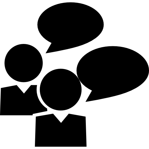 Students Talking Icons Free Download