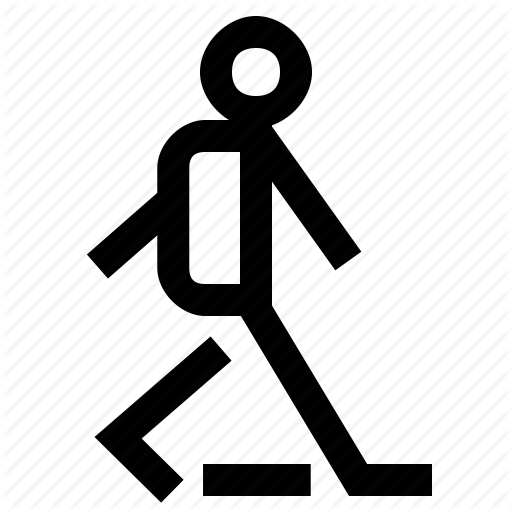 Foot, Man, People, Person, Profile, Users, Walk Icon