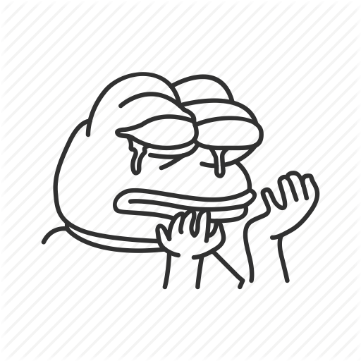 Frog, Funny, Meme, Pepe, Pepe Crying, Reaction, Sad Icon