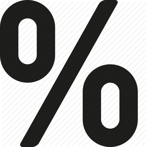 Interest, Percentage, Sign Icon