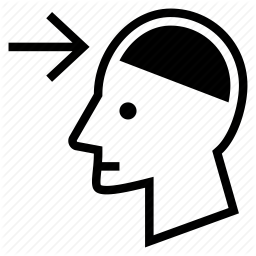 Arrow, Head, Human, Idea, Mind, Perception, Thought Icon