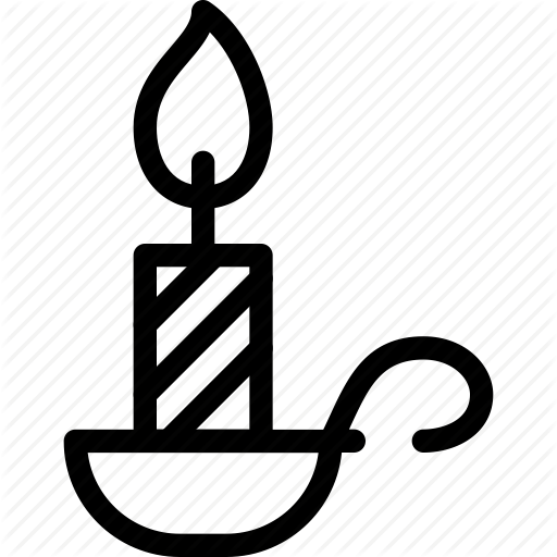 Candle, Fire, Flame, Hot, Light Icon