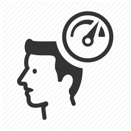 Head, Human, Performance, Speed, Speedometer, Work Performance Icon