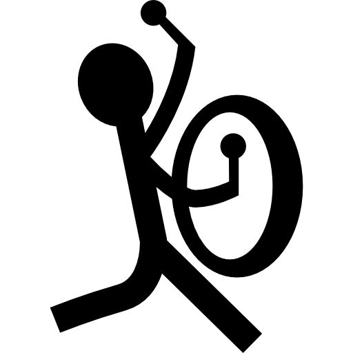 Musician With A Percussion Instrument Icons Free Download