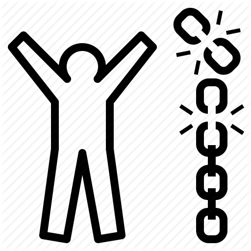 Broken, Free, Freedom, Independence, Liberty Icon