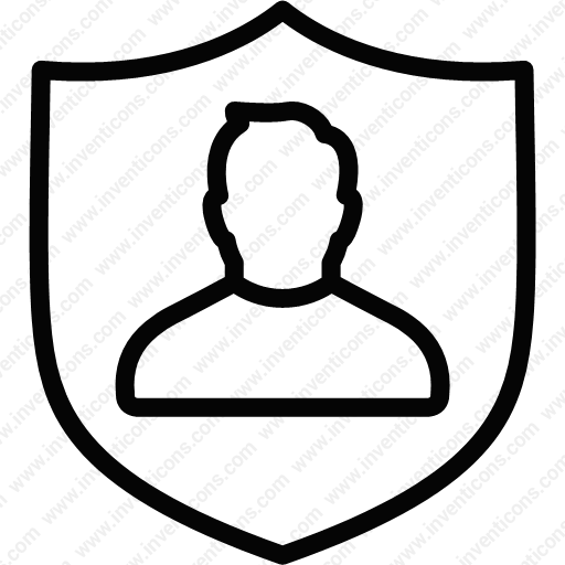 Download Man,checkuser Shield,person,profile Icon Inventicons