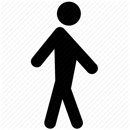 Man, Pedestrian, Person, Walk, Walking Icon