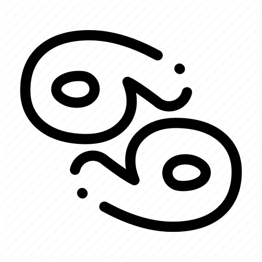 Astrology, Cancer, Greece, Zodiac Icon