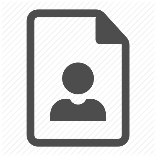 Document, File, Human, Personal, Profile, User Icon