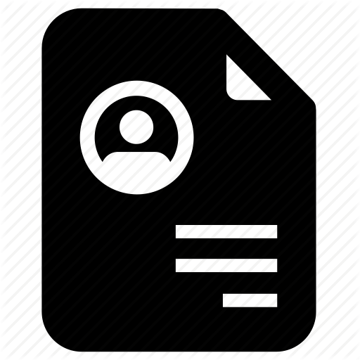 Cv, Document, File, Personal Information, Picture, Profile Icon