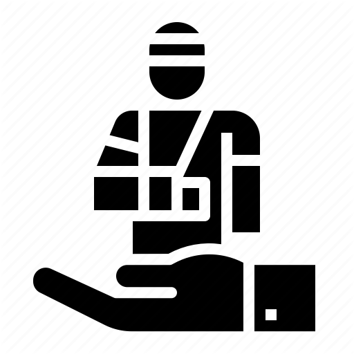 Coverage, Injury, Insurance, Personal, Protection Icon