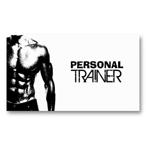 Personal Trainer Business Cards Training, It