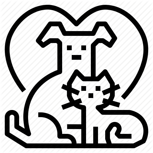 Allowed, Cat, Dog, Friendly, Pet Icon