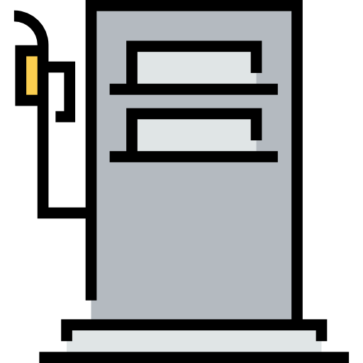Gas Station, Fuel, Petrol Icon