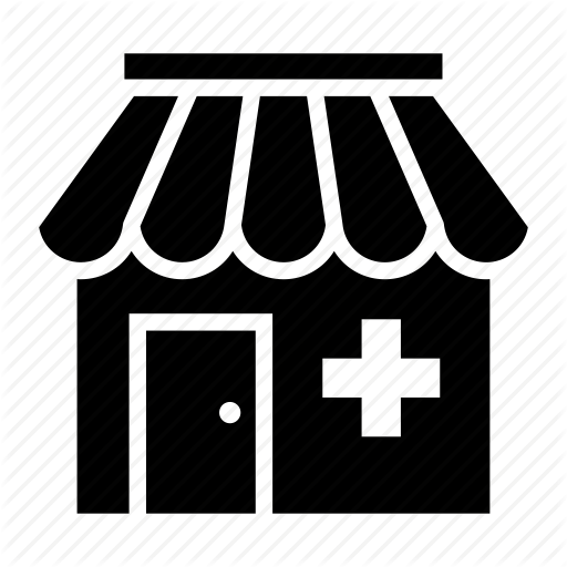 Clinic, Drug, Hospital, Medical Store, Medicine, Pharmacy, Shop Icon