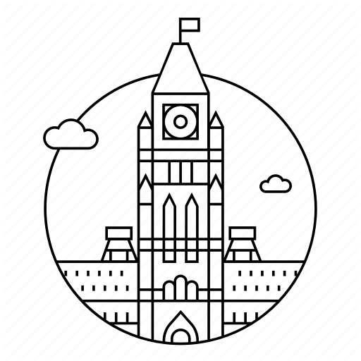 Building, Canada, Capital, City, Monument, Ottawa Icon