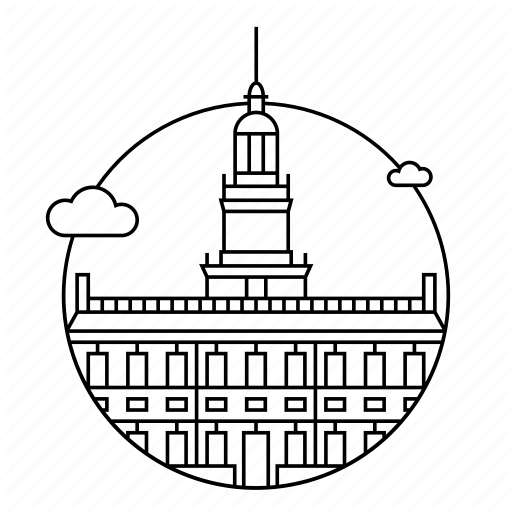 Building, City, Pennsylvania, Philadelphia, Usa Icon