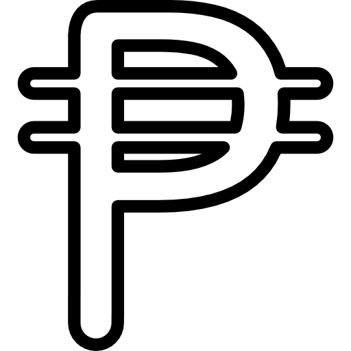 Peso, Money, Philippines, Currency, Shapes Icon