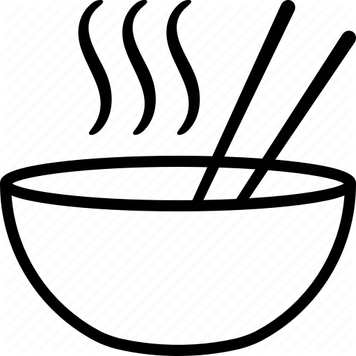 Asian, Bowl, Chopsticks, Food, Hot, Noodle, Pho Icon