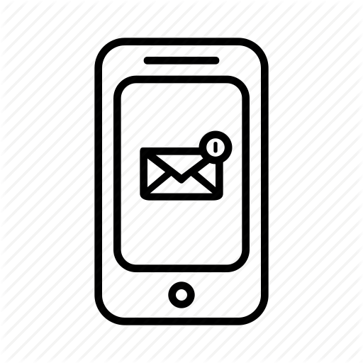 Email, Inbox, Mail, Message, Notification, Phone, Smartphone Icon