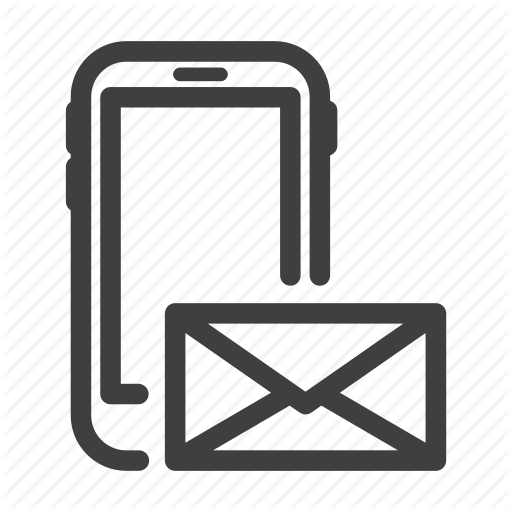 Letter, Line, Mail, Message, Phone Icon