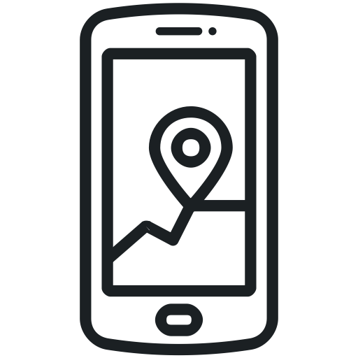 Phone Icon, Gps, Location, Map, Application, Navigation