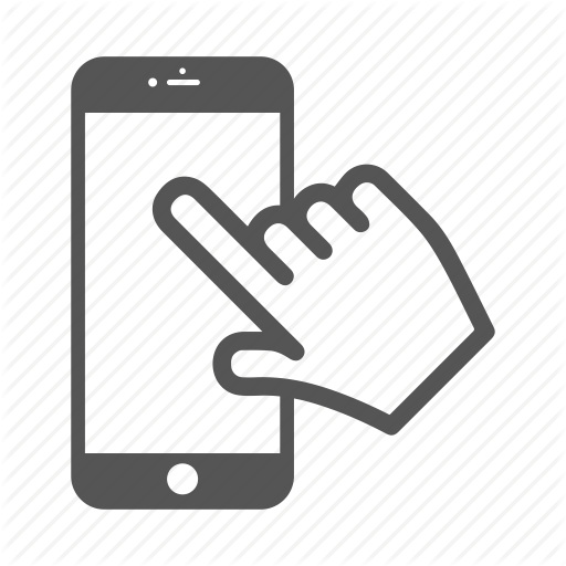 Android, Call, Finger, Iphone, Mobile, Phone, Touch Icon