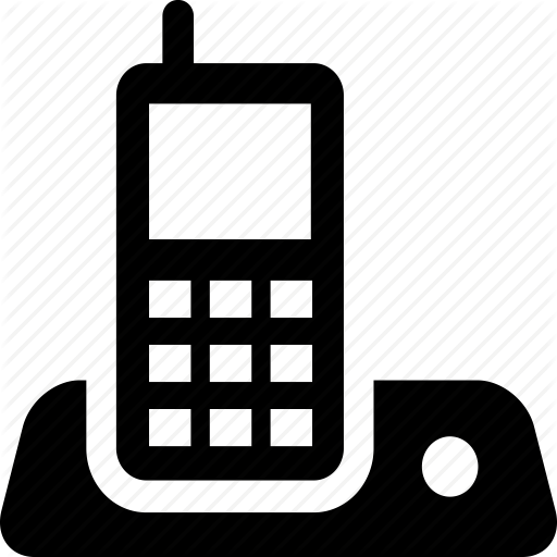 Download Cordless Phone Icon Clipart Cordless Telephone Home