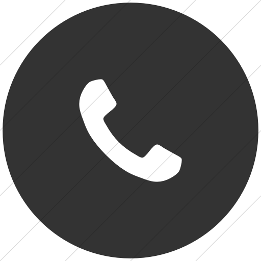 Flat Circle White On Dark Gray Bootstrap Font Awesome