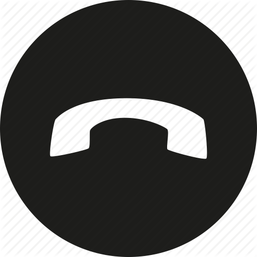 Circle, Close, Phone Icon