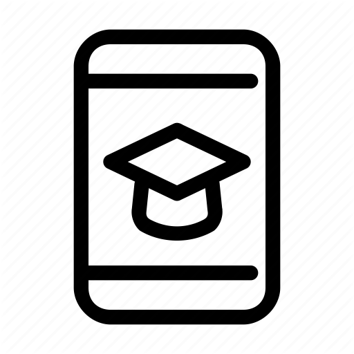 Degree, Diploma, Education, Mobile, Phone, Smartphone Icon