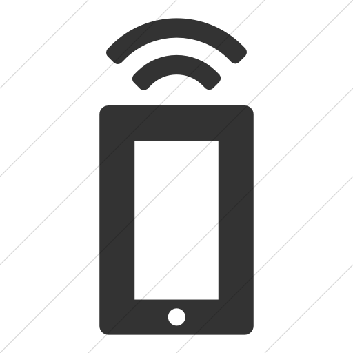 Simple Dark Gray Foundation Mobile Signal Icon
