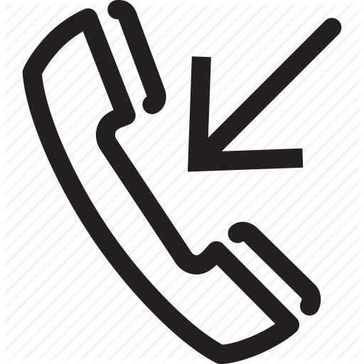 Arrow, Call, Down, Incoming, Phone Icon