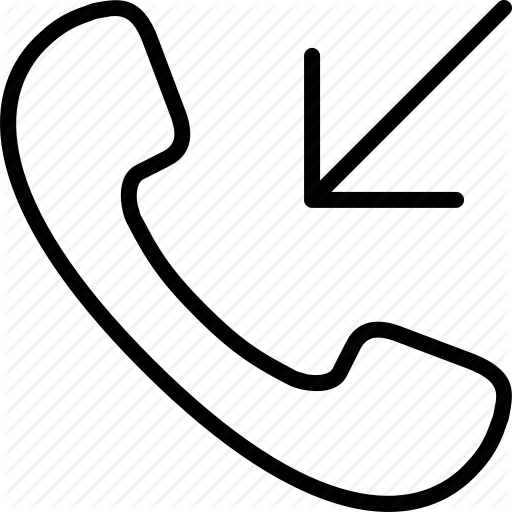 Arrow, Call, Handset, Incoming, Phone Icon