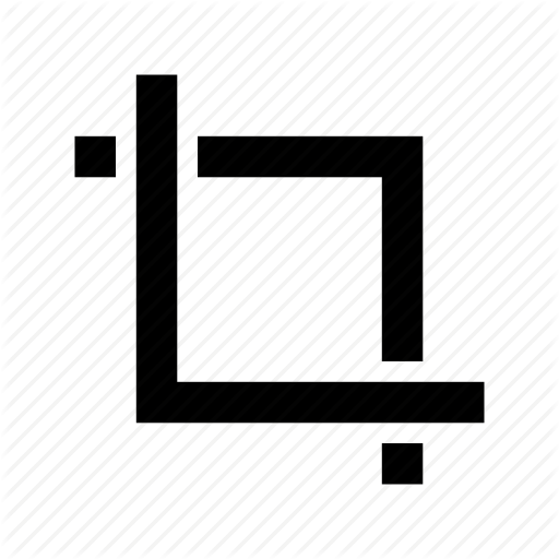 Crop, Crop Tool, Designing Tool, Graphic Editor, Photoshop Tool Icon