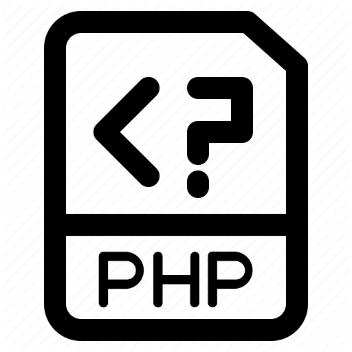 Document, File, Folder, Format, Php Icon