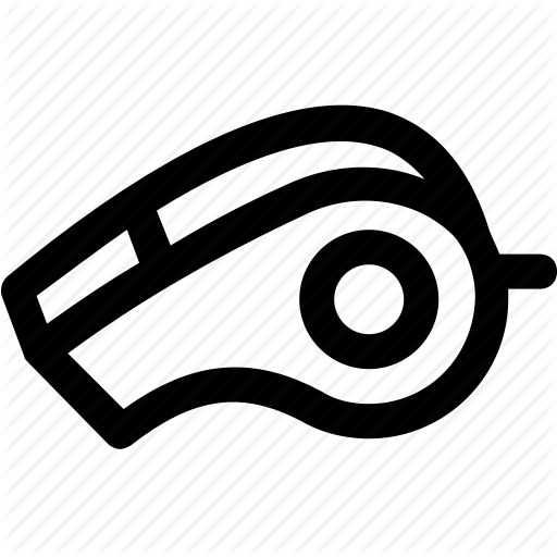 Physical Education, Soccer, Sport Equipment, Training, Whistle Icon