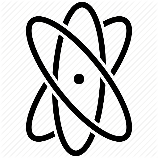 Atom, Molecule, Outline, Physics Icon