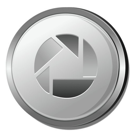 Picasa Silver Circle Icon