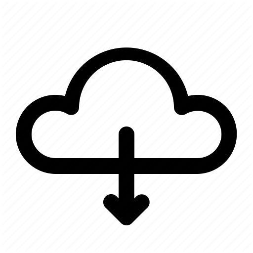 Cloud, Download, Pick Icon