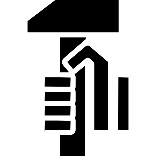 Hand Holding Pick Hammer Icons Free Download